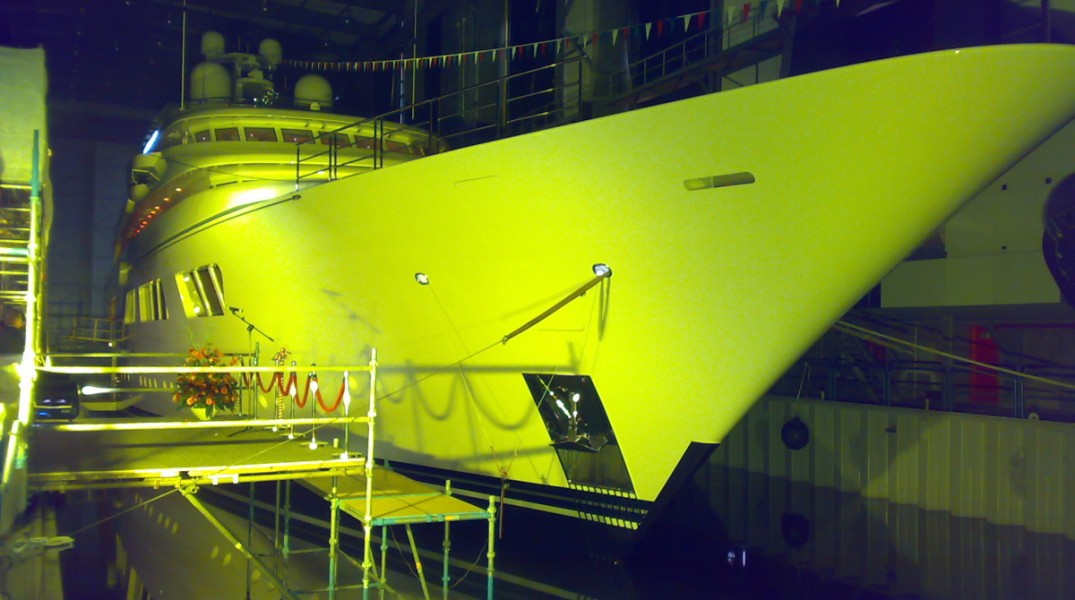 Uitlichten Boot Architectural Lighting Yachts Geel