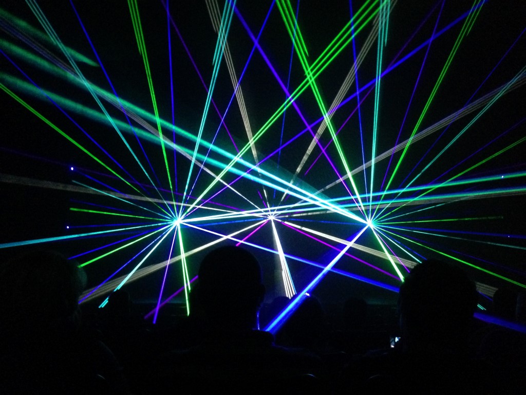 Smurfitkappa Lasershow Binnen Effecten Laserstralen