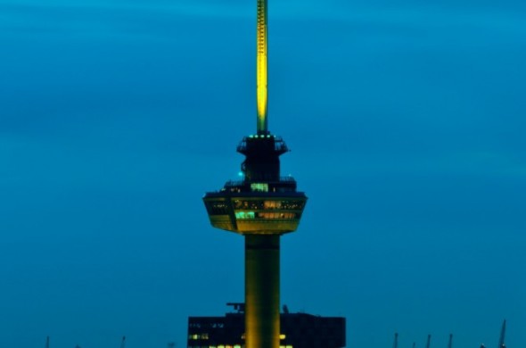 Euromast Architectural Lighting Uitlichten Torens Geel